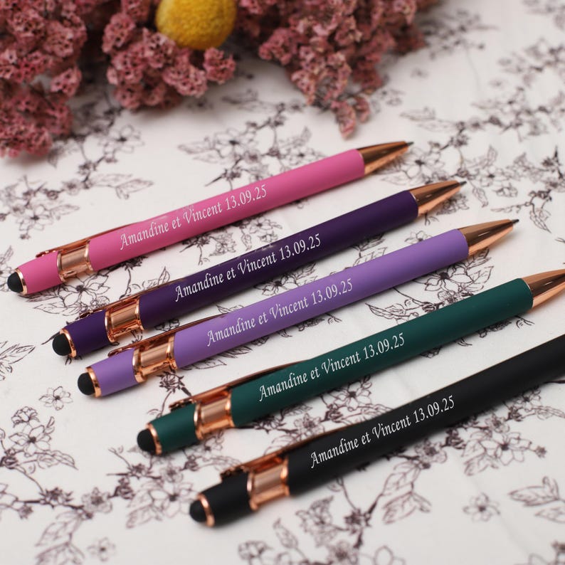 Personalized Metal Ballpoint Pen ，high Quality , Custom Message - Etsy