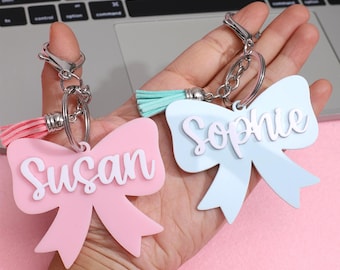 Llavero con nombre personalizado para niños, regalo de Navidad, regalo de Navidad, regalo para cumpleaños o para la vuelta al cole, amigo invisible.