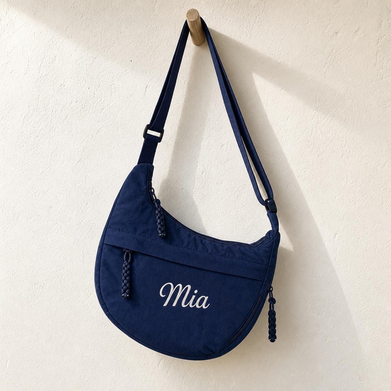 Leather Half Moon Handbags - Etsy