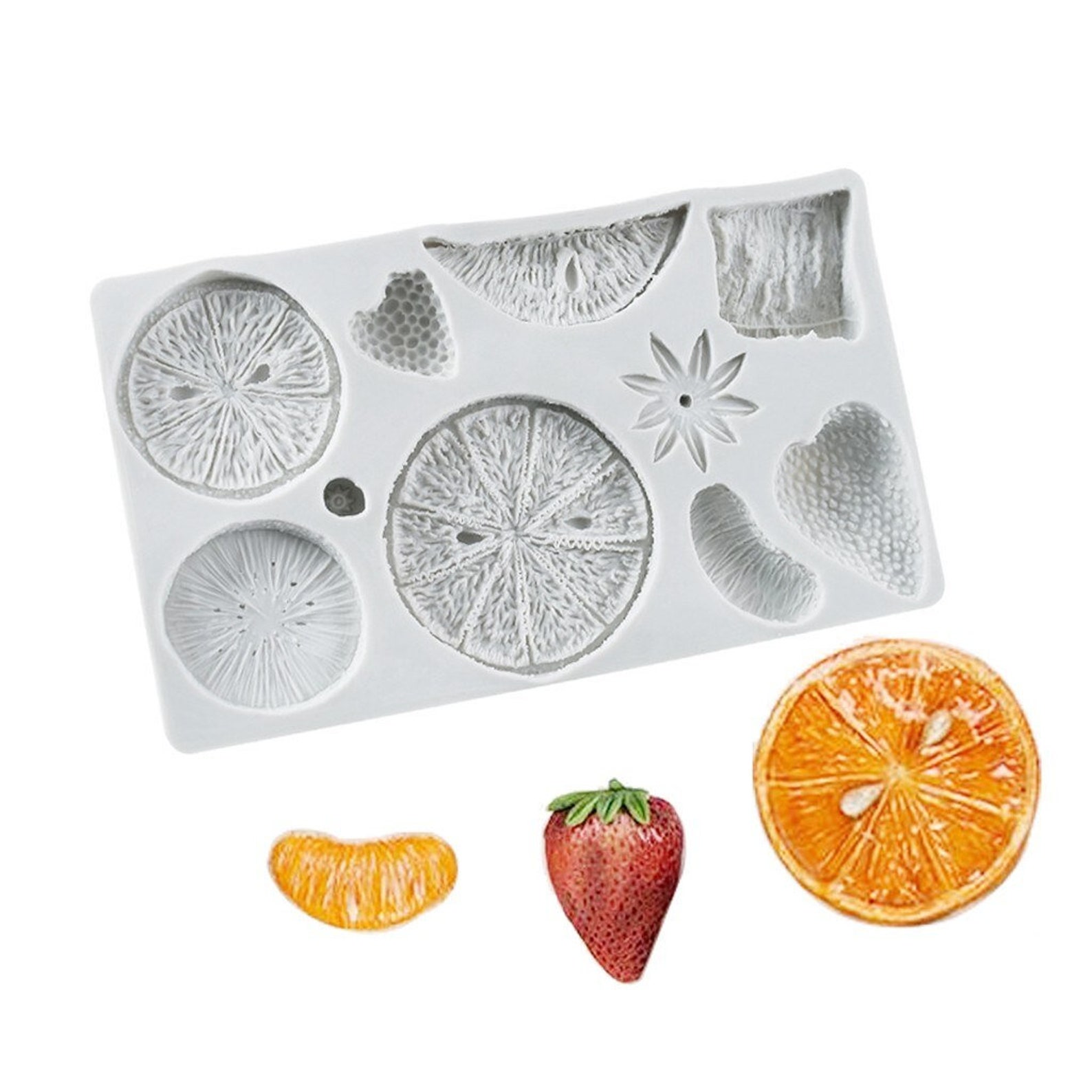 Silicone Fruit Shaped Mold Silicone Chocolate Mold 1PC Fondant Etsy