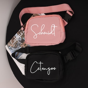 Custom Bachelorette Fanny Pack Personalized For Bride/Bridesmaids Set Initial Crossbody Wedding Purse Bride Fanny Pack Gift
