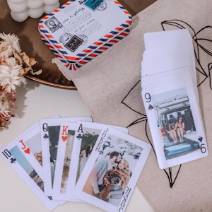 Livre d'or de mariage, Cartes à jouer personnalisées, Carnet de dédicaces de mariage, Cartes à jouer de mariage, Jeu de cartes personnalisé, Cadeau de mariage, Cadeau personnalisé