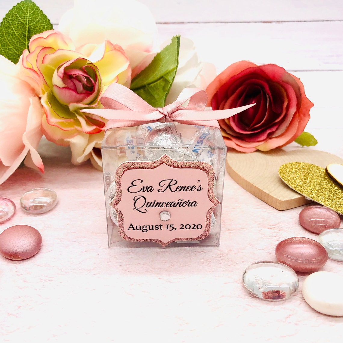 Clear Party Favor Box for Baby Shower Weddings Quinceanera Etsy