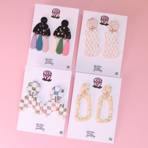Various Polymer Clay Earrings