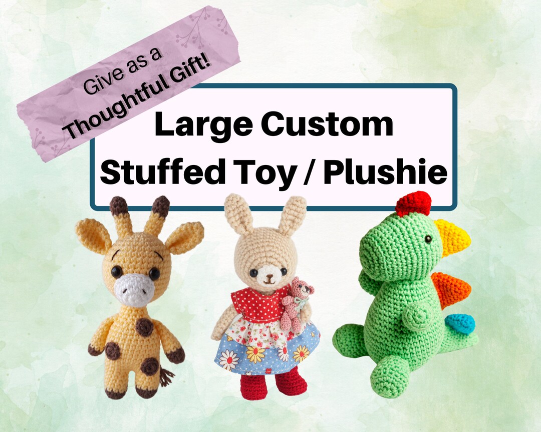 Large Custom Plush Commission Custom Plushie Custom Anime Plush Boyfriend Gift Basket Custom Cat