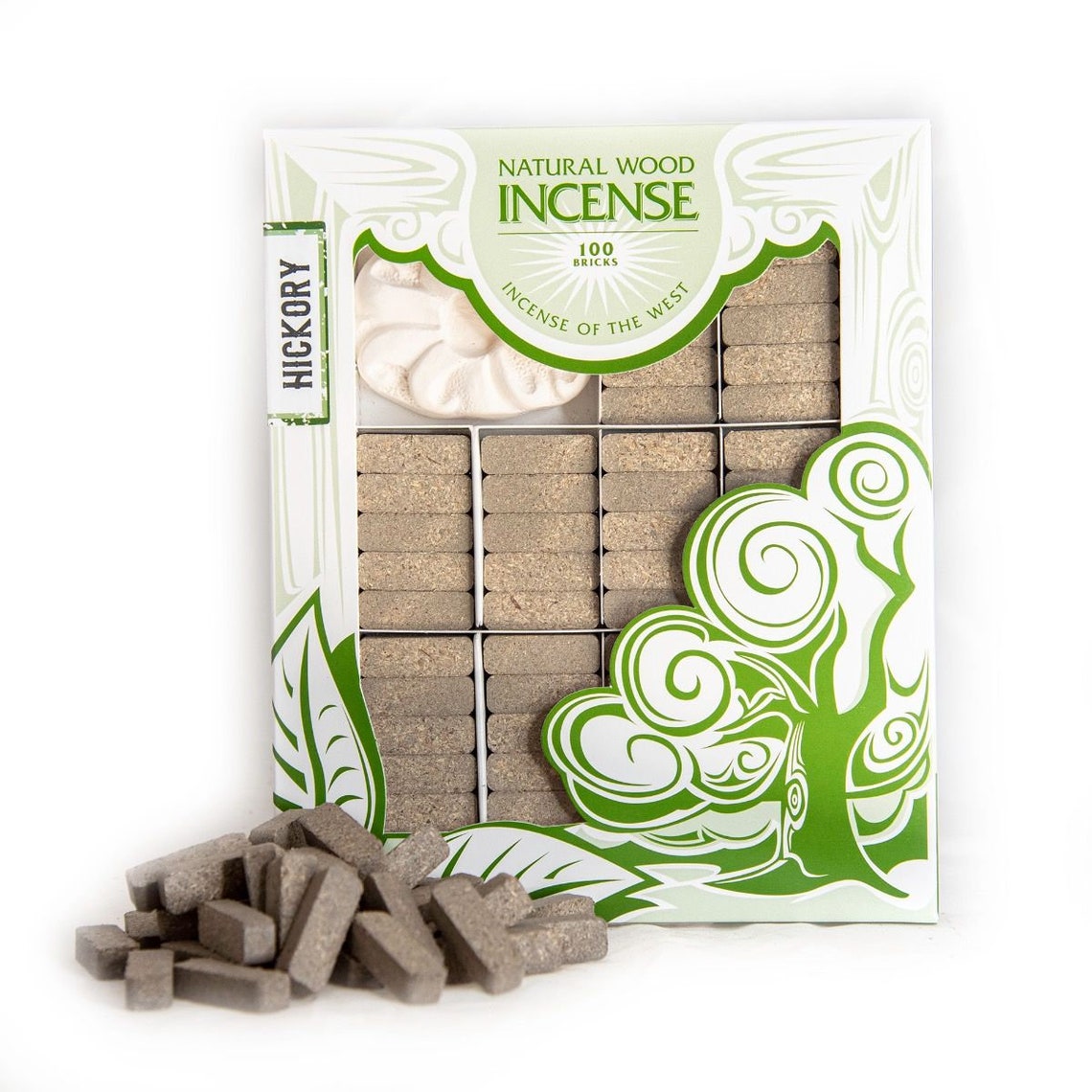 Incense of the West Incense Natural Wood 100 Bricks Etsy