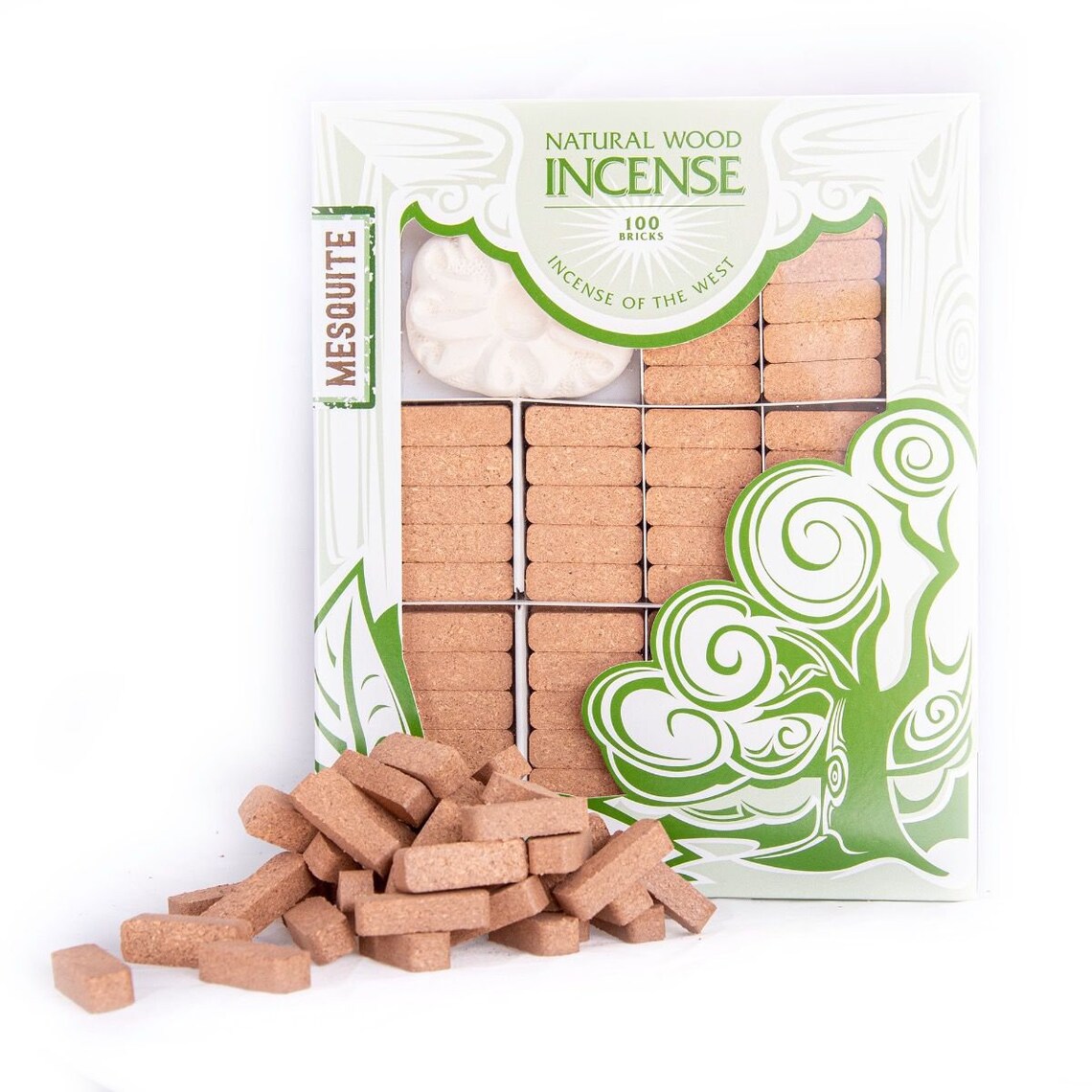 Incense of the West Incense Natural Wood 100 Bricks Etsy