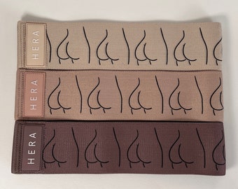 Booty Resistance Band Set: Woven Fabric Resistance Bands