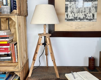 Paris - Distressed Artichoke Resin Table Lamp - Distressed Beige - Gray  Linen Shade 
