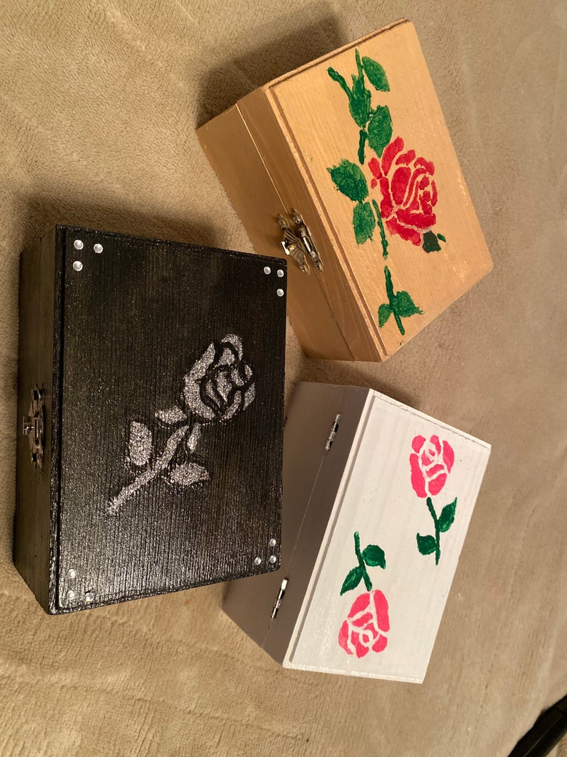 Wooden jewelry boxes