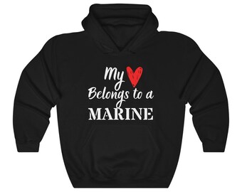 my boyfriend is a marine hoodie