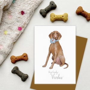 Carte de voeux - Very Lovely Vizslas