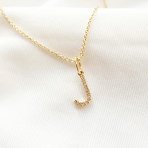 Colar de letras de diamante com ouro 14k | Pingente de letras de ouro | Pingente de letras de ouro | Colar inicial de diamante | Colar de nome de ouro maciço