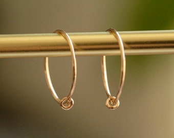 14k Gold-Filled Hoop Earrings