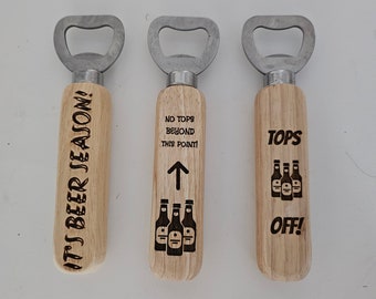 Wood Bottle Openers