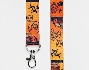 ミュージカル「ライオンキング」をモチーフにしたストラップ