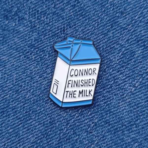 Connor Finished The Milk - Lieber Evan Hansen Anstecker