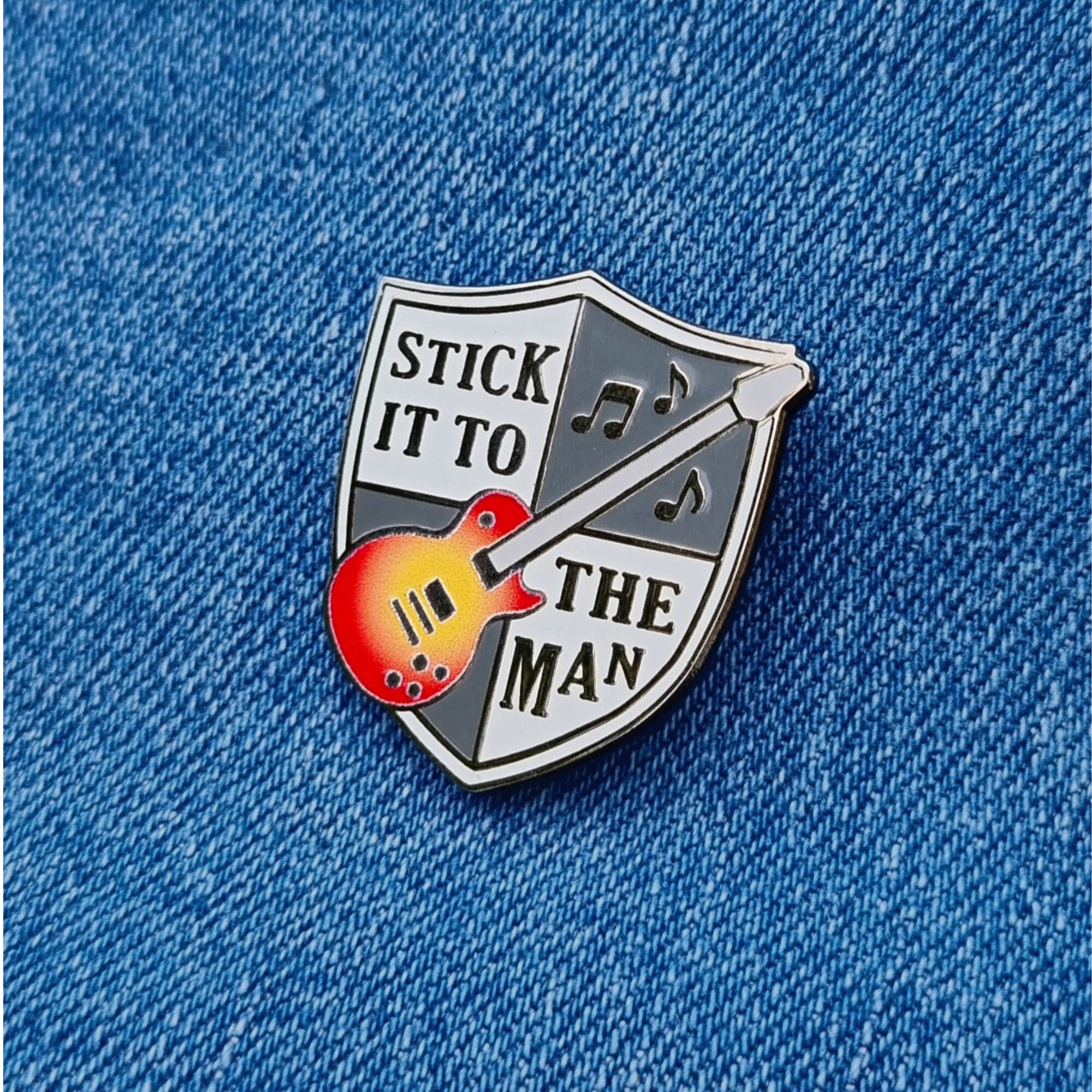 Stick It To The Man – School of Rock Pin