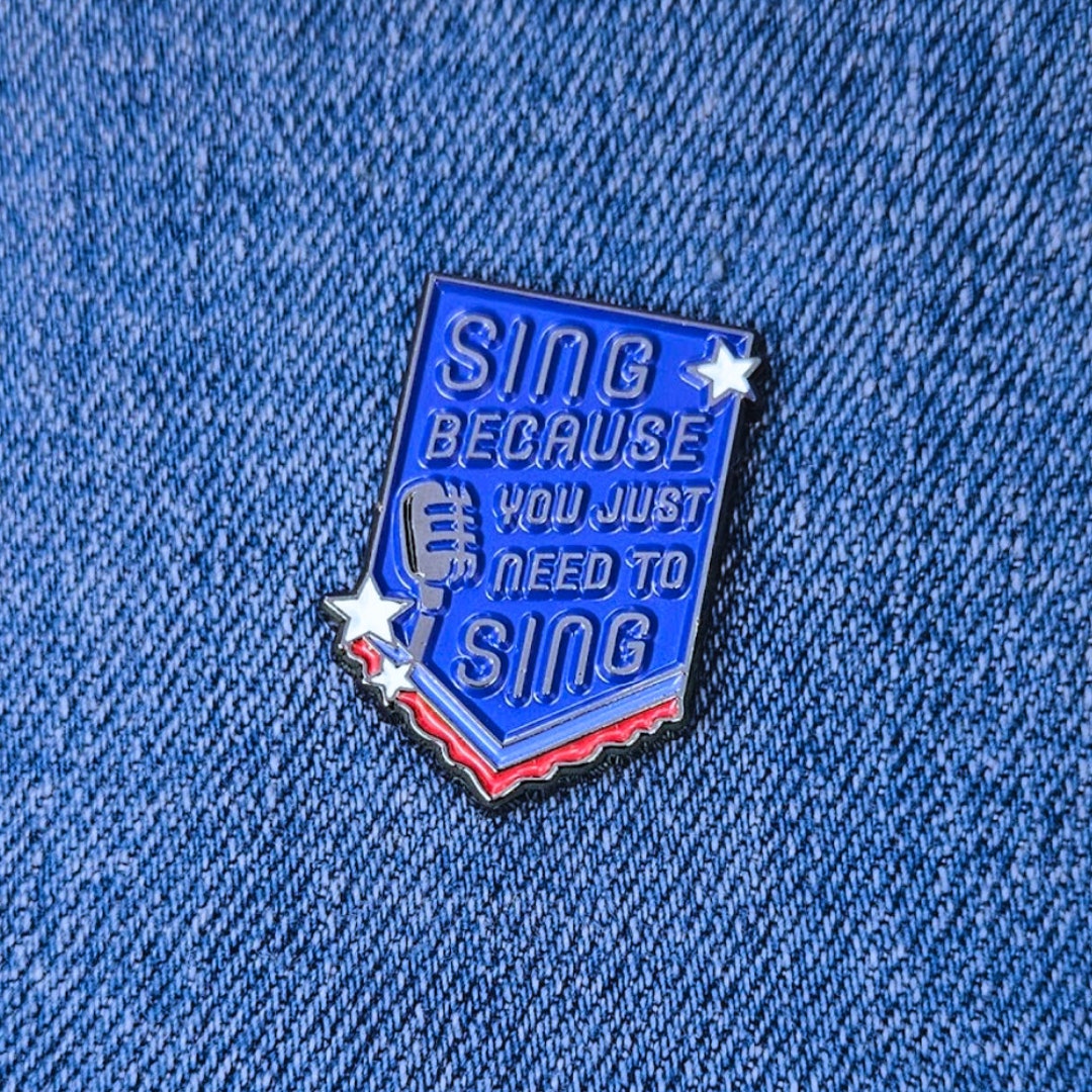 Just Need to Sing - Bandstand Pin - Etsy