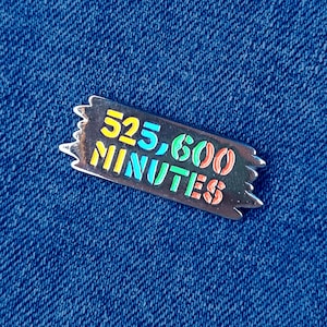 525,600 Minutes - Rent Pin