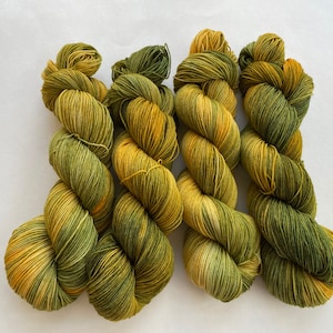 Handgefärbtes Sockengarn, “Summer Harvest”