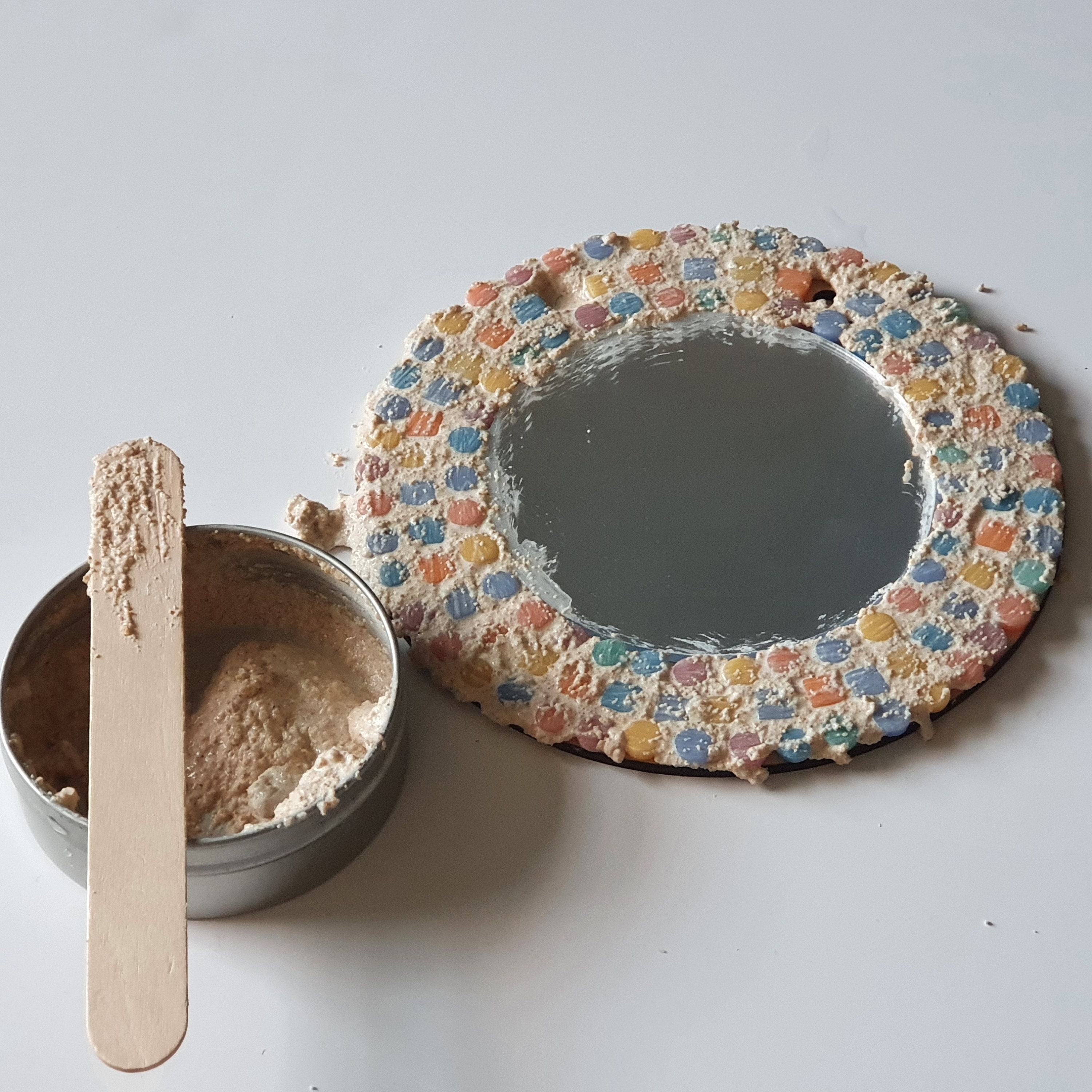 Mosaic Mirror Kit DIY Craft Kit Make It Yourself Mirror Etsy UK
