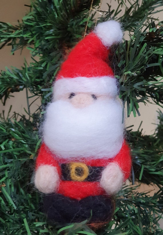 Download Santa Decoration Christmas Craft Kit Beginners Needle Etsy PSD Mockup Templates