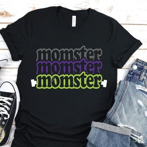 Momster Shirt- Momster T-shirt, Halloween Mom Shirt- Funny Halloween Shirts- Momster Halloween Tee,Women&#39;s Halloween Shirt-Fall Shirt