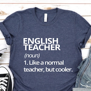 English Teacher Shirt for Men and Women,English Teacher T-Shirt,Teacher Team Shirt,Funny Teacher Gift,Gift for English Teacher,Teacher Tee