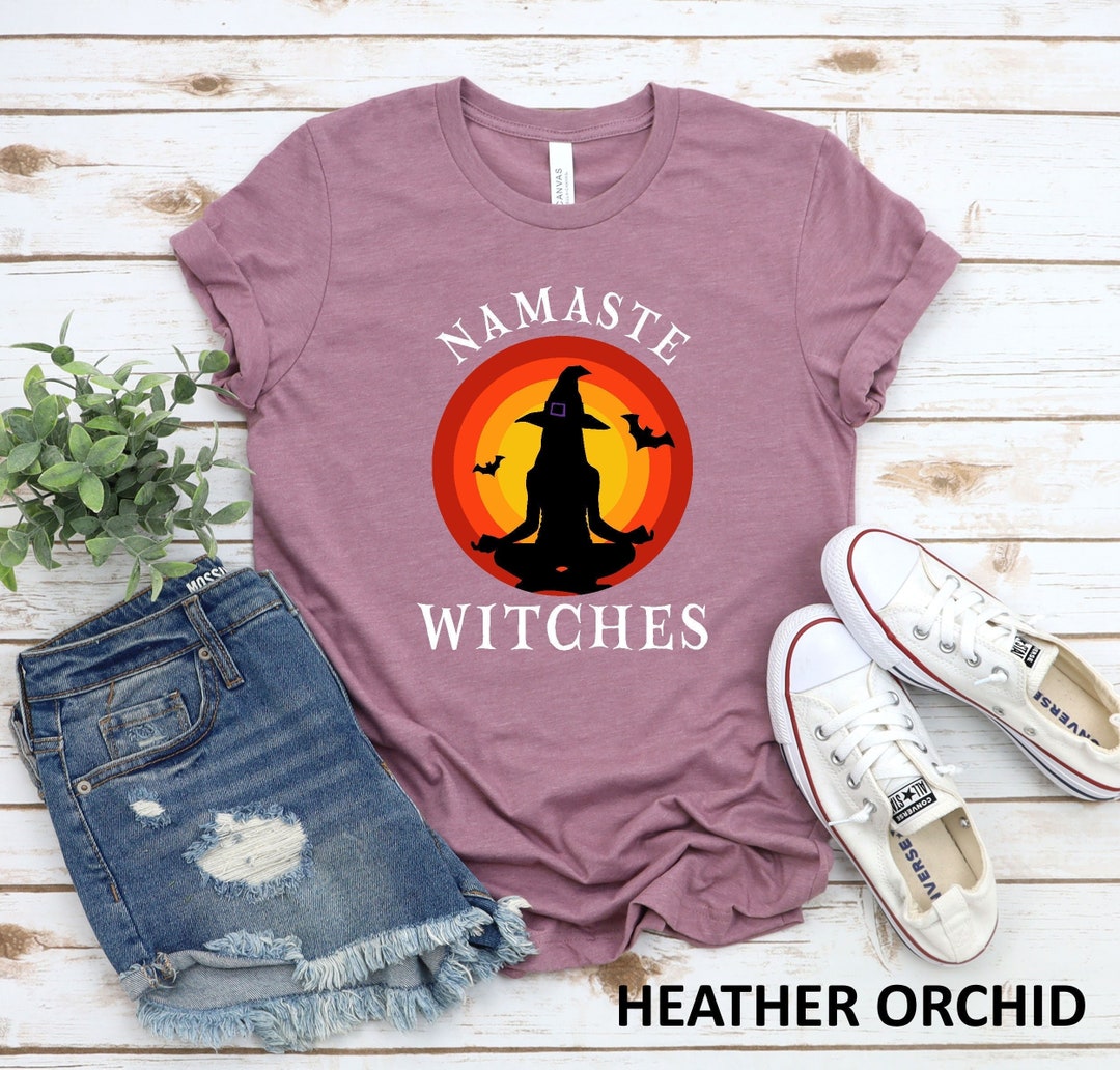 Halloween Yoga Shirt Namaste Halloween Shirt Funny Yoga Etsy