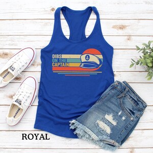 Dibs on the Captain Tank Top, Funny Captain Tank Top, Boat Captain Gift, Captain Wife Shirt, Cruıse Tank Top, Funny Lake Shirt, Lake Boat
