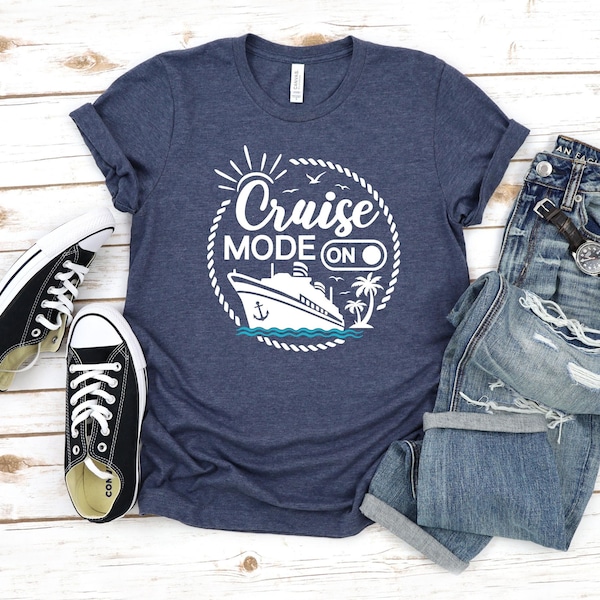 Cruise Mode On Shirt: 2025 Family Vacation Tee