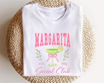Margarita Social Club Tee: Bachelorette Party Tequila Shirt
