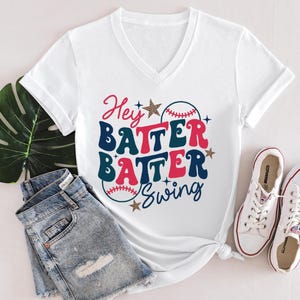 Hey Batter Batter Swing Shirt, Gift For Baseball Lover, Baseball Mom Shirt , Ballpark Shirt, Baseball Season Tee, Baseball Fan Gift Shirt