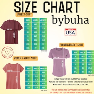 the size chart for a women's t - shirt