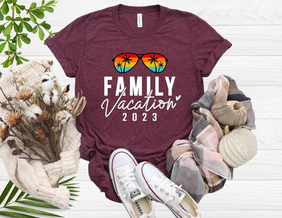 Family Vacation 2025 T-shirt: Matching Summer Travel Tee - Etsy