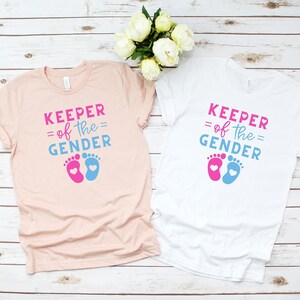 Gender Reveal Keeper Of The Gender Shirt, Keeper of the Gender Shirt, Gender Reveal Party Shirts, Team Boy Team Girl Baby Announcement Shirt