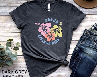 Retro Aloha Hawaii T-Shirt,Aloha Shirt, Hawaii Shirt, Hawaii Trip Tee, Aloha Tee for Women, Hawaii Family Vacation Shirt, Hawaii Aloha Shirt