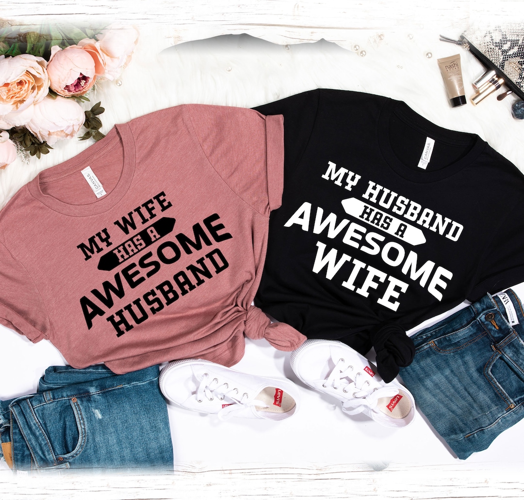 T-Shirt 'Meilleure Épouse Du Monde' - Cadeau D'Anniversaire Mariage Humour Couple