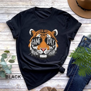 Retro Tigers Mascot Game Day Shirt: Football Mom Tee
