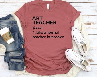 Funny Art Teacher Definition Shirt, Art Lover Gift