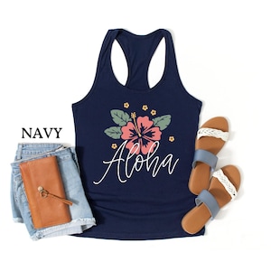 Aloha Tank Top, Beach Tank Top, Hawaii Tank Top, Hawaii Trip Tee, Aloha Tee for Women, Hawaii Family Vacation Tee, Cute Vacation Top