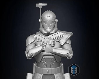 Capitán Rex clon - Star Wars - Estatua - Escala 1/6 - Impresión 3D