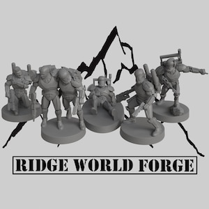 Clone Commando - Clone Wars - Miniatures - Star Wars - 3d printed - Part 2