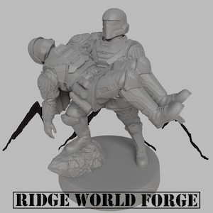 Helldivers 2 miniatures - Part 3 - Resin 3d printed