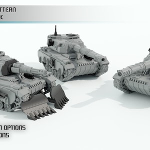 Ursus Minor-Pattern Main Battle Tank - Sci fi/Modern - Modular - Magnet Ready