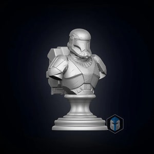 Clone Commando - Clone Wars - Bust - Star Wars - 3d printed