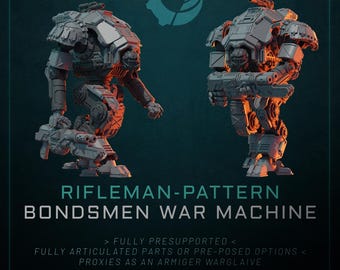 Rifleman-Pattern Bondsmen - Sci fi/Modern - Modular - Magnet Ready