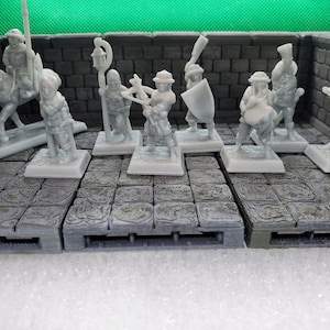 Town guard - 28mm - Dungeons and Dragons - Pathfinder - Resin 3d printed