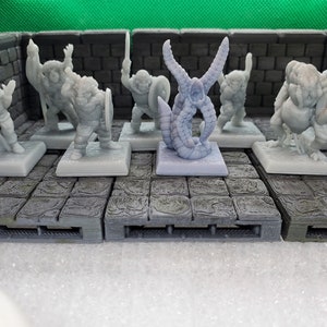 Orcs, Grick, and Ettercap - 28mm - Dungeons and Dragons - Pathfinder - Resin 3d printed